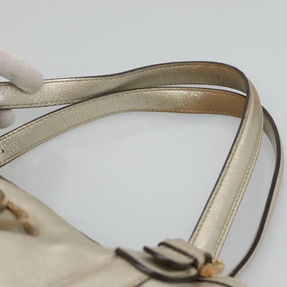 GUCCI Interlocking Tote Bag Leather Gold - Picture 8 of 16